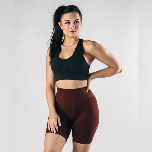 Alphalete Pants - Alphalete Copper Biker Shorts